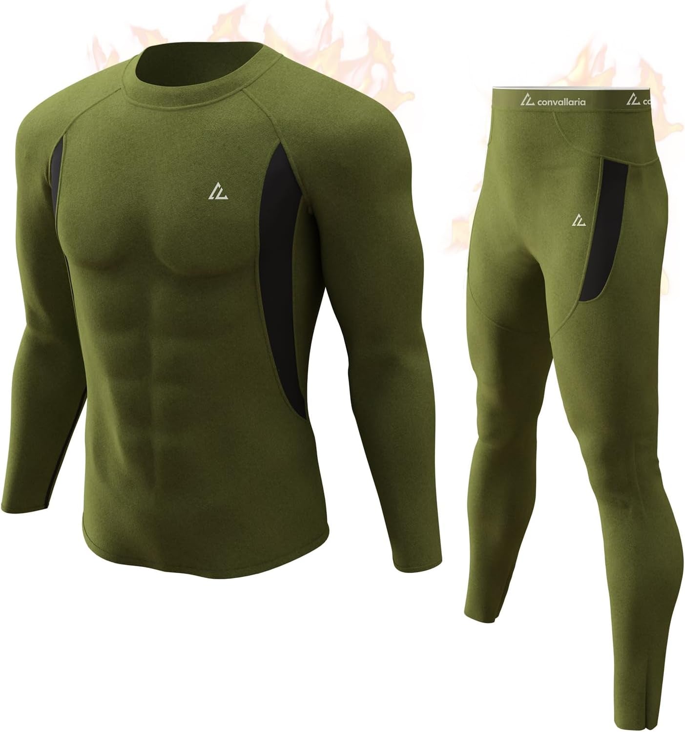 Thermal Underwear Long Johns Set Mens Winter Gift Hunting Gear Sport Base Layer Bottom Top