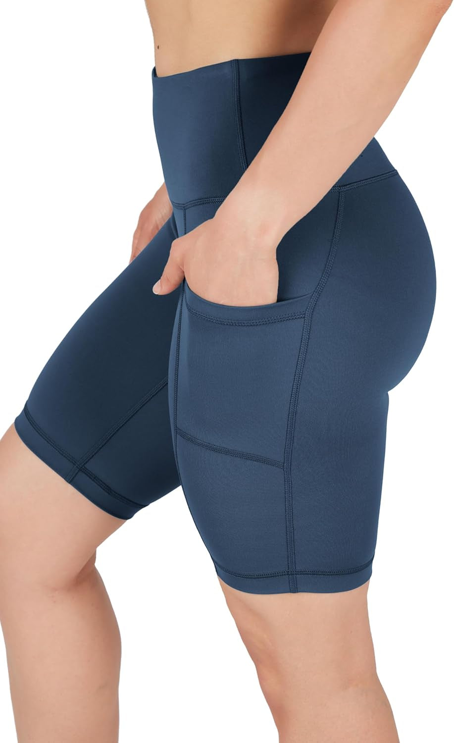 Womens High Waisted Biker Shorts Workout Running Spandex Yoga Shorts 3.5", 5", 7", 9"