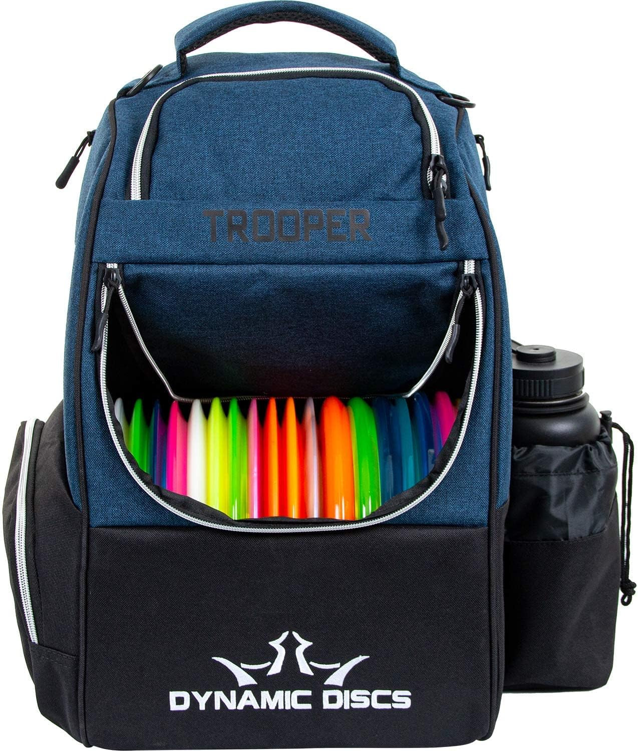 Trooper Disc Golf Bag | Large Frisbee Bags with 18+ Discs Capacity | Lightweight & Durable Backpack | Great Gifts or Disc Golf Accessories for Men | Ideal for Beginners & Pro Players