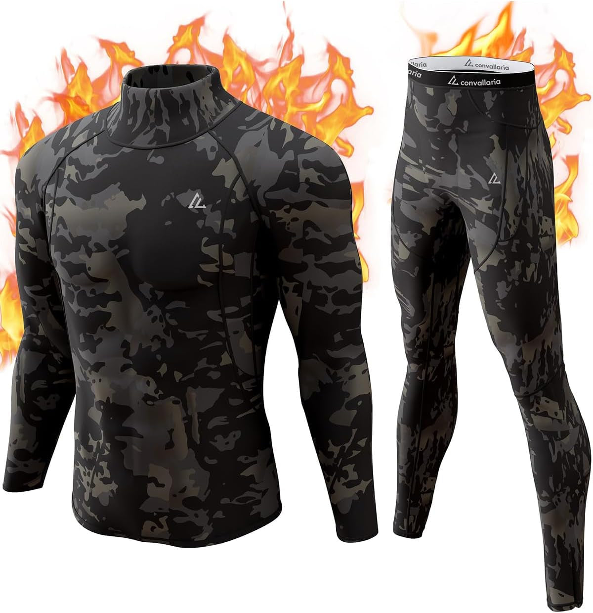 Thermal Underwear Long Johns Set Mens Winter Gift Hunting Gear Sport Base Layer Bottom Top