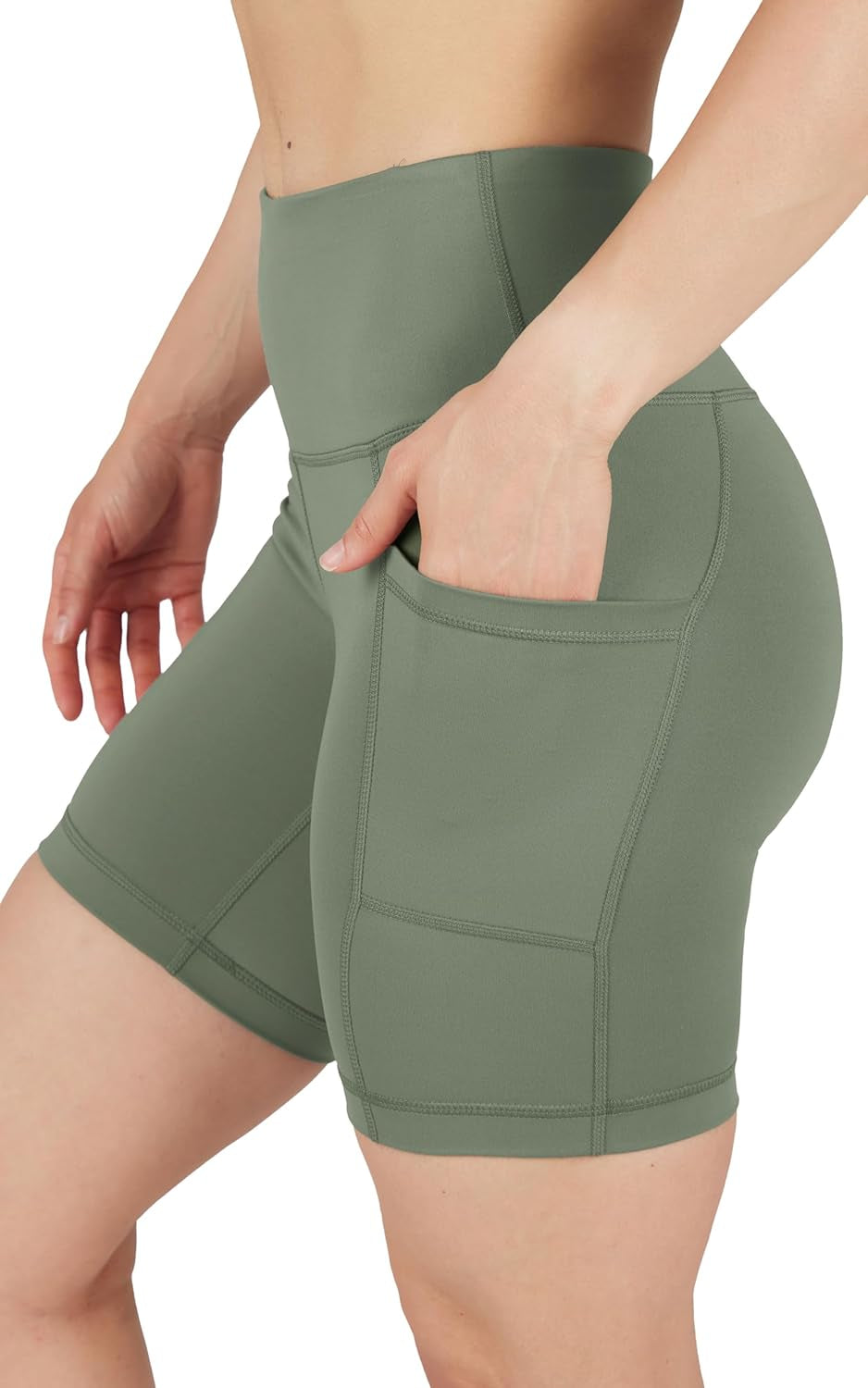 Womens High Waisted Biker Shorts Workout Running Spandex Yoga Shorts 3.5", 5", 7", 9"