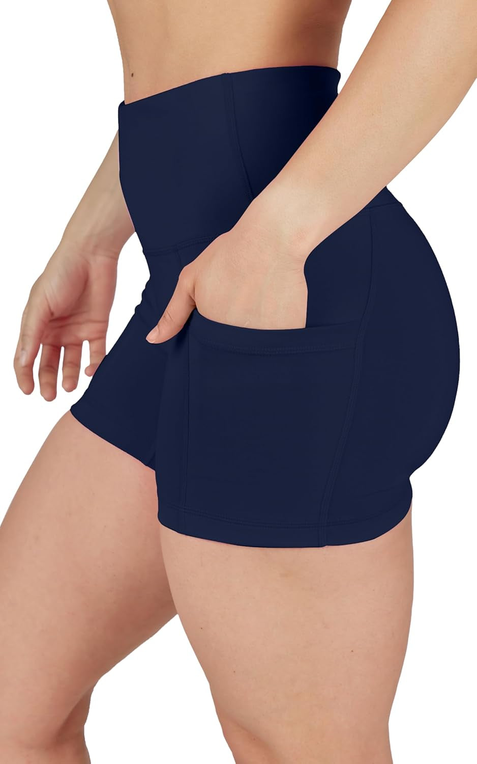 Womens High Waisted Biker Shorts Workout Running Spandex Yoga Shorts 3.5", 5", 7", 9"