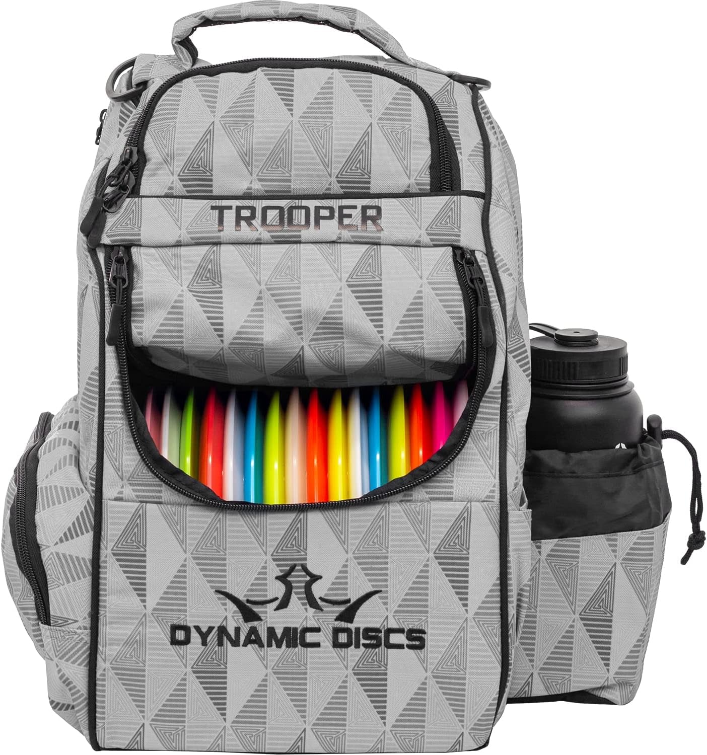 Trooper Disc Golf Bag | Large Frisbee Bags with 18+ Discs Capacity | Lightweight & Durable Backpack | Great Gifts or Disc Golf Accessories for Men | Ideal for Beginners & Pro Players
