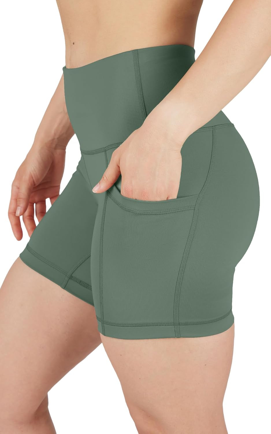 Womens High Waisted Biker Shorts Workout Running Spandex Yoga Shorts 3.5", 5", 7", 9"