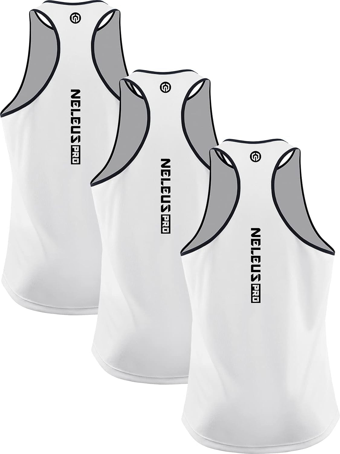 Men'S 3 Pack Running Tank Top Dry Fit Y-Back Athletic Workout Tank Tops