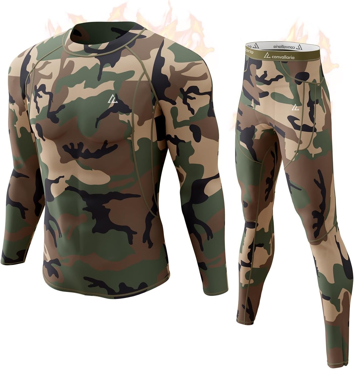 Thermal Underwear Long Johns Set Mens Winter Gift Hunting Gear Sport Base Layer Bottom Top