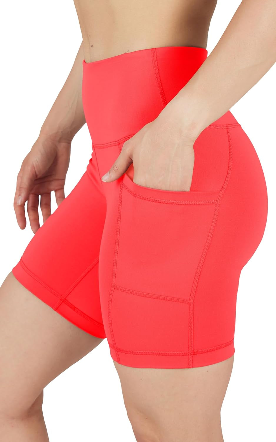 Womens High Waisted Biker Shorts Workout Running Spandex Yoga Shorts 3.5", 5", 7", 9"