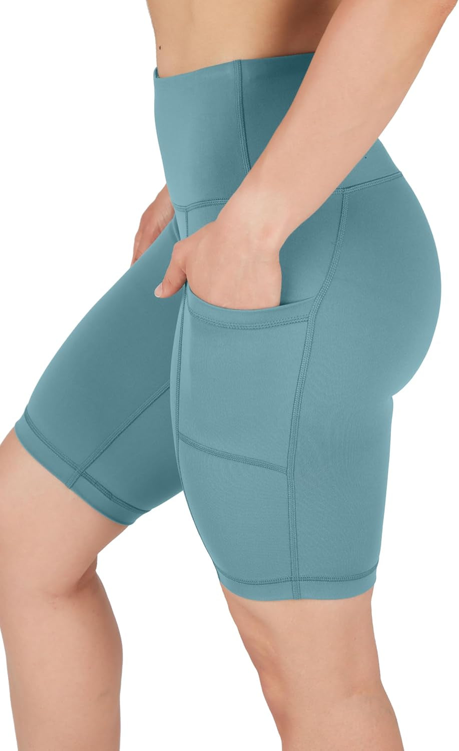 Womens High Waisted Biker Shorts Workout Running Spandex Yoga Shorts 3.5", 5", 7", 9"