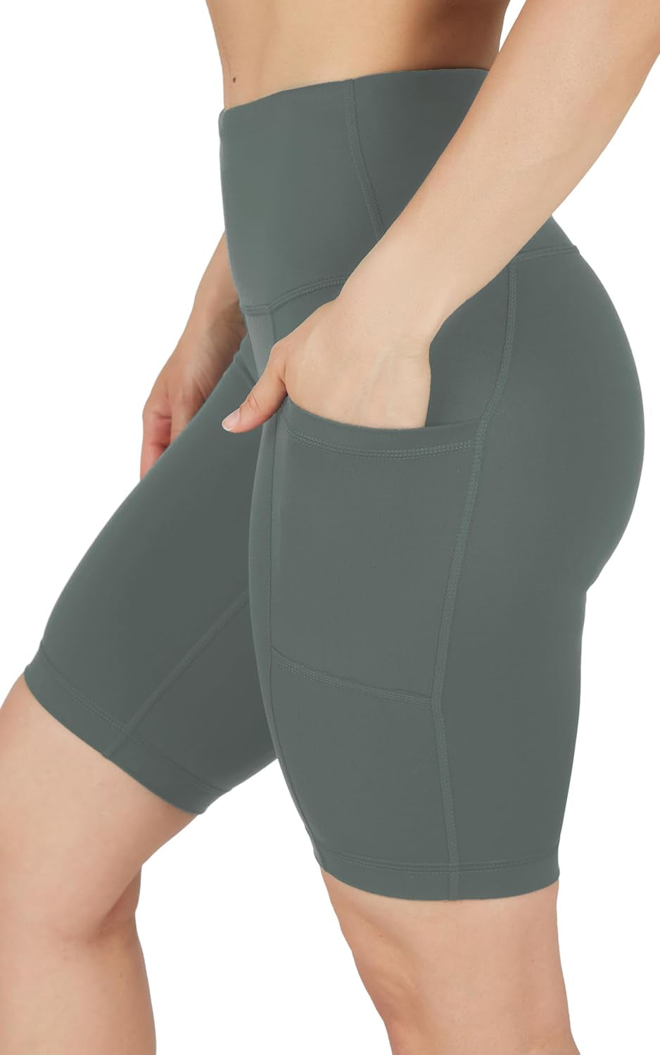 Womens High Waisted Biker Shorts Workout Running Spandex Yoga Shorts 3.5", 5", 7", 9"