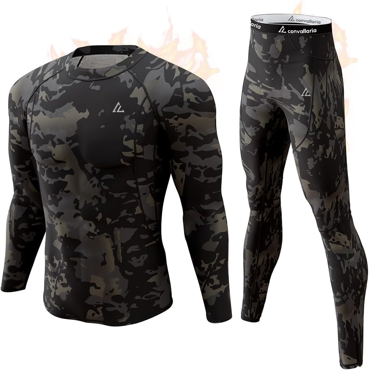 Thermal Underwear Long Johns Set Mens Winter Gift Hunting Gear Sport Base Layer Bottom Top