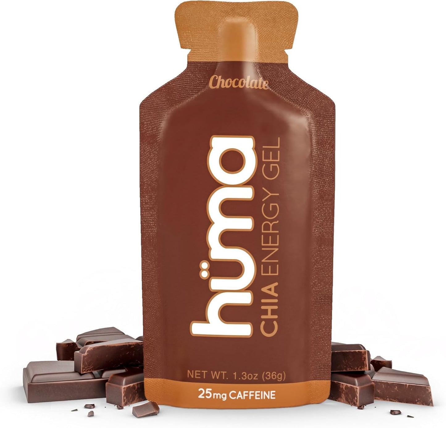 Huma Chia Energy Gel, Blueberries, 12 Gels - Premier Sports Nutrition for Endurance Exercise