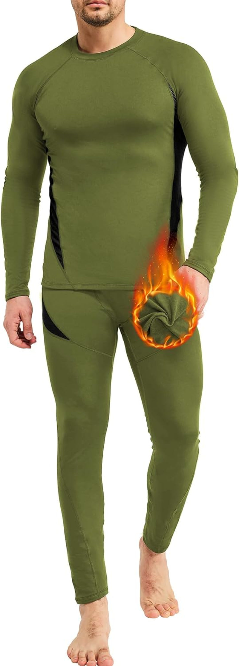 Thermal Underwear Long Johns Set Mens Winter Gift Hunting Gear Sport Base Layer Bottom Top