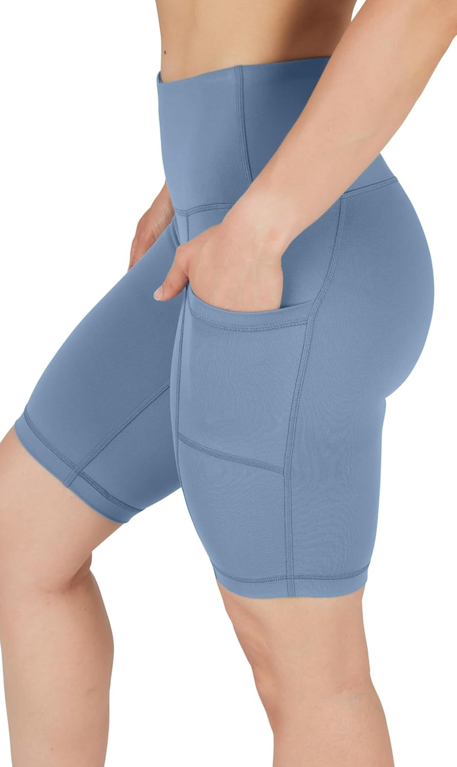 Womens High Waisted Biker Shorts Workout Running Spandex Yoga Shorts 3.5", 5", 7", 9"